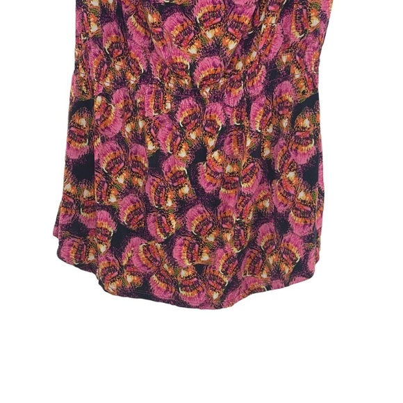 UK Style French Connection Sleeveless Cowl Neck Multicolor Top Sz S - HSH1155 - Picture 4 of 5